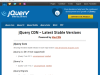 jQuery CDN url